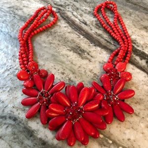 Red Stones Necklace